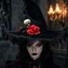 Большая широкополая шляпа ведьмы для костюмированной вечеринки на Хэллоуин