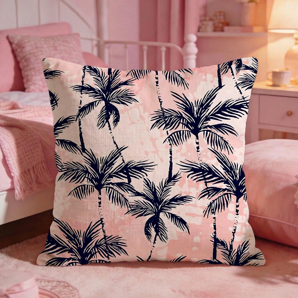 PlantPalm treeS Cushion Cover Premium Comfort Reversible Pillow Cove Two in One Design for Any Room  Car Interior