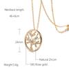 Xiaohong Necklace Women'S Niche Design Sense, The Same Christmas Tree Pendant 585 Rose Gold Collarbone Chain