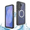 Водонепроницаемый и ударопрочный магнитный кейс для дайвинга для Galaxy S25FE