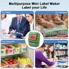 Машина для печати этикеток Портативный термопринтер этикеток Совместимый с Bluetooth Мини-принтер этикеток с лентой для маленьких