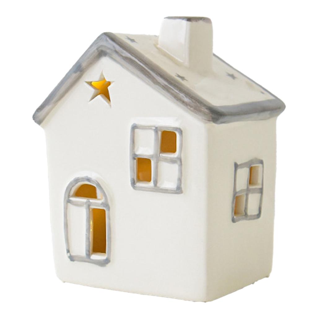 Button Battery Christmas Tree Ornaments Christmas Ambiance 6cm Diameter Personalized Holiday Touch Warm Illumination