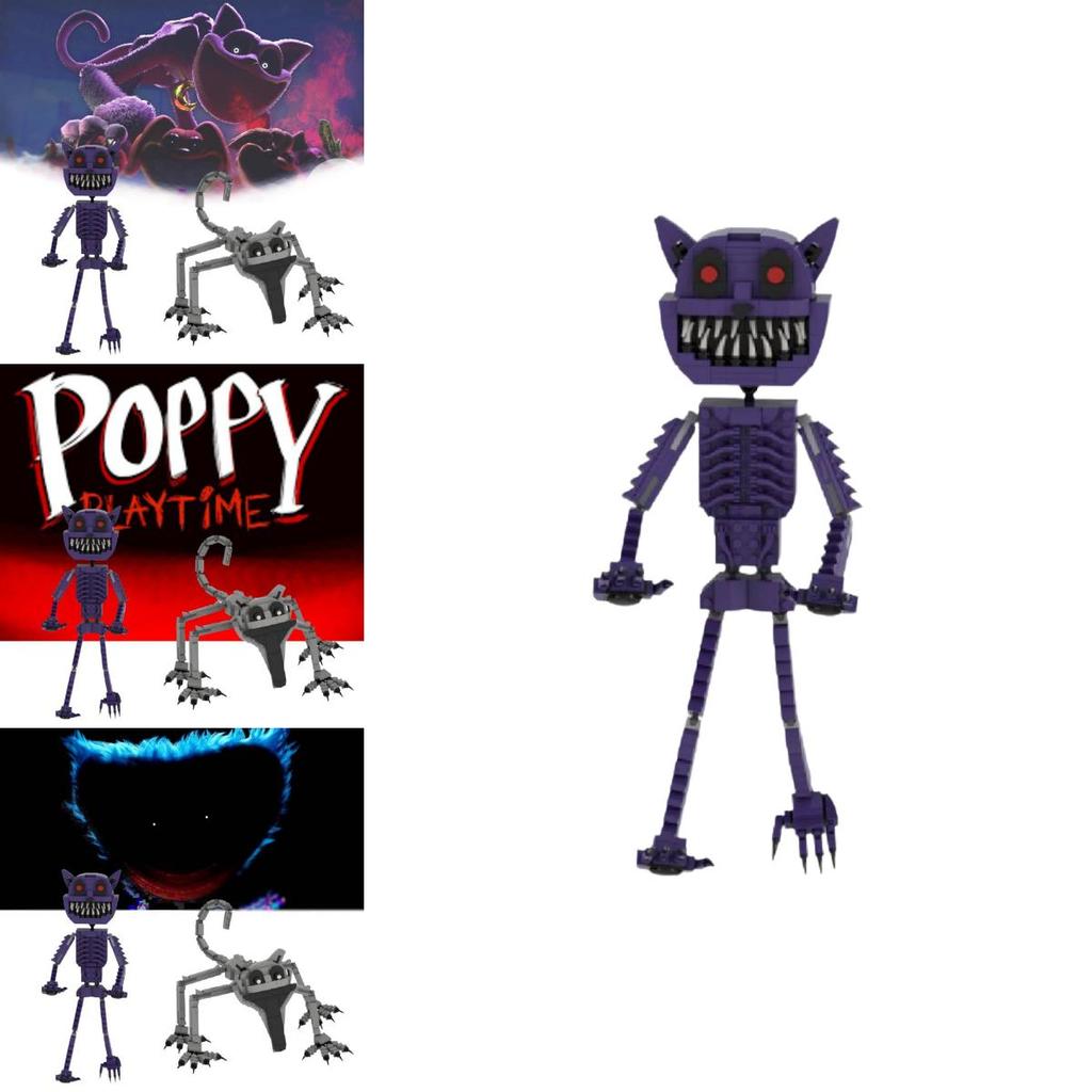 Poppy3 Набор строительных блоков из АБС-пластика «Улыбающиеся зверята» для детей