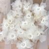 5Pcs 3D Rhinestone Lace Flowers Patch Applique For Wedding Dress Hairpin Brooch Accessories