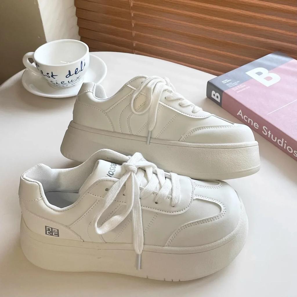 Женские повседневные кроссовки Весенняя мода Женские высококачественные балетки Вулканизированная обувь Женские туфли на платформе для ходьбы Zapatillas Mujer