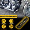 Motorcycle Pipe Shield Exhaust Heat Guard Cover Muffler Guard Cover Heel Black