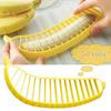 3Pcs Banana Slicer Food Grade Plastic Sharp Blade Multi-functional Fruit Salad Banana Dicer Masher Cutting Tool Kitchen Gadgets