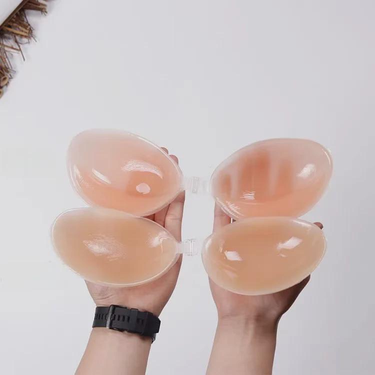 «Новые силиконовые наклейки на соски - утолщенный прозрачный невидимый бюстгальтер Push-Up»