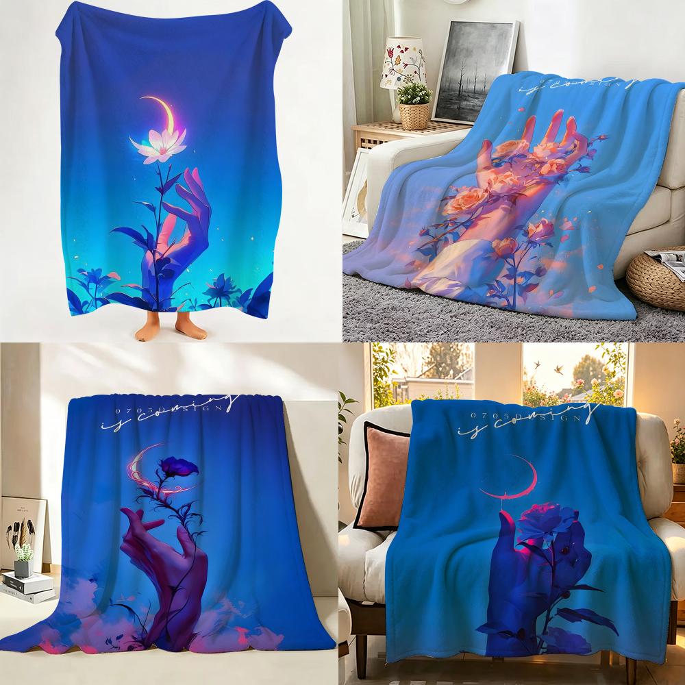 Art A Artistic Throw Flannel Throw Blanket Suitable for Sofa Living Room Bedroom