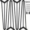 4pcs Height 30cm Legs for DIY Furniture Metal Thickened Iron Sofa TV Cabinet Feet