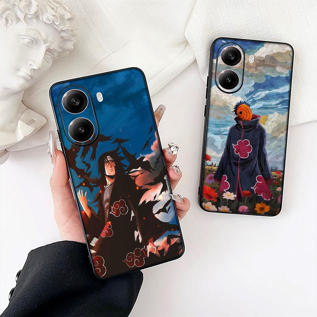 Narutos Tobi Uchiha Obito Akatsuki Itachi Cover for Motorola Moto G86 G14 G35 G34 G45 G55 G67 G75 G85 G24 G15 G54 G57 Power Case
