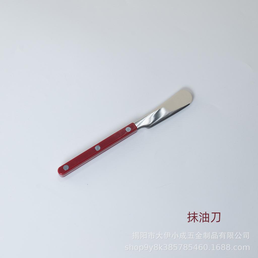 Набор столовой посуды для западного ресторана из нержавеющей стали 304, бытовой, с ручками-зажимами, нож, вилка, ложка, ручки под мрамор, нож для масла, десертная ложка