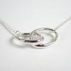 [Used] TIFFANY/Tiffany 925 Double Loop Necklace [g389-59]