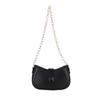 Fashionable Crescent Shoulder Bag Trendy Street Style Pu Leather Medium Size