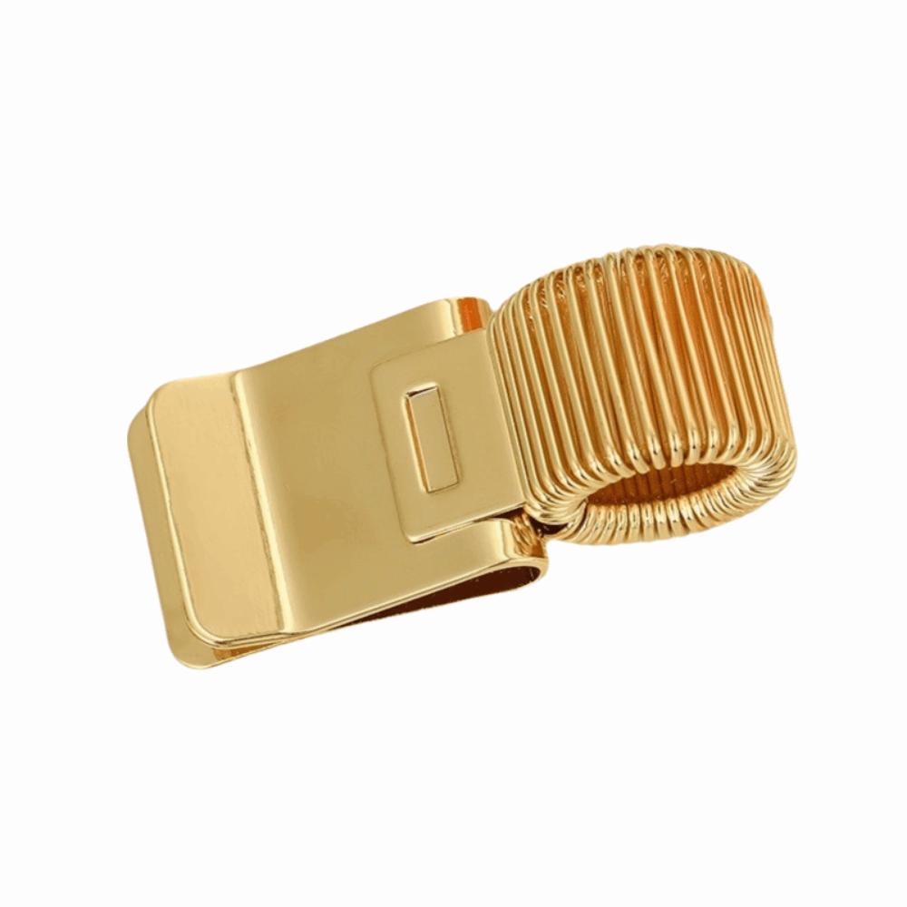 Creative Spring Pen Clip Retro Notebook Pen Holder Pen Clip With Spring Student Use