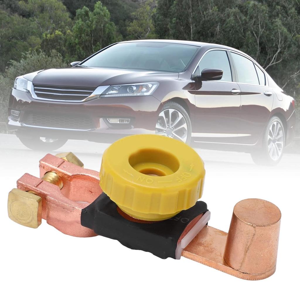 Battery Quick Disconnect Switch Top Post Switch Battery Master Isolator Switch for 6V 12V 24V Boat Car Truck RV