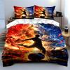 "Soccer Silhouette 3-Piece Set" Bedding Duvet Cover Set Duvet Cover Pillowcases  (1 * Duvet Cover 2 * Pillowcases, without duvet insert)
