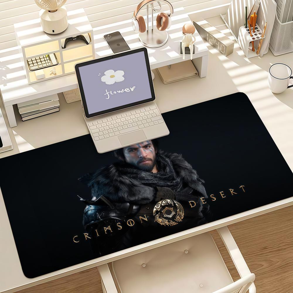 Игровой C-Crimson D-Desert Коврик для мыши Противоскользящий Резиновый край Зафиксированный Утолщенный Игровой коврик для стола ноутбука