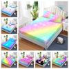 Матрас Три предмета Мультяшная Панда Градиентное изменение Покрывало Наволочка Защитный чехол для матраса
