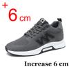Модные мужские кроссовки, увеличивающие рост, скрытые каблуки 6 см, увеличивающие рост, мужская летняя дышащая спортивная повседневная обувь для отдыха на открытом воздухе