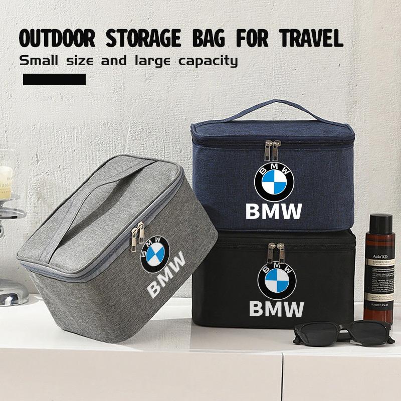 JFTX5 Car Travel Cosmetic Bag Waterproof Foldable Storage Bags For BMW M 1 3 4 5 6 7 Series M3 M6 F01 F02E34 E36 E70 F10 X6 X1