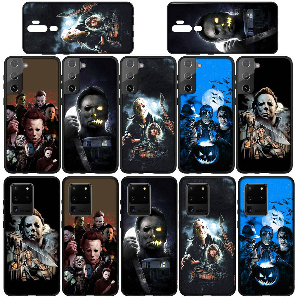 Чехол для iPhone 16 15 Xiaomi Redmi Note 14 13 12 11 Pro Max X 8 9 16e Samsung Galaxy S25 S24 S23 Moto OPPO Huawei Проклятие Майкла Майерса Чехол для телефона