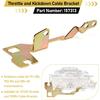 157313 Throttle Cable Bracket and Kickdown Cable Bracket | Fit for Edelbrock Carburetor Performer, for Thunder AVS, for Quadrajet-style Carburetors
