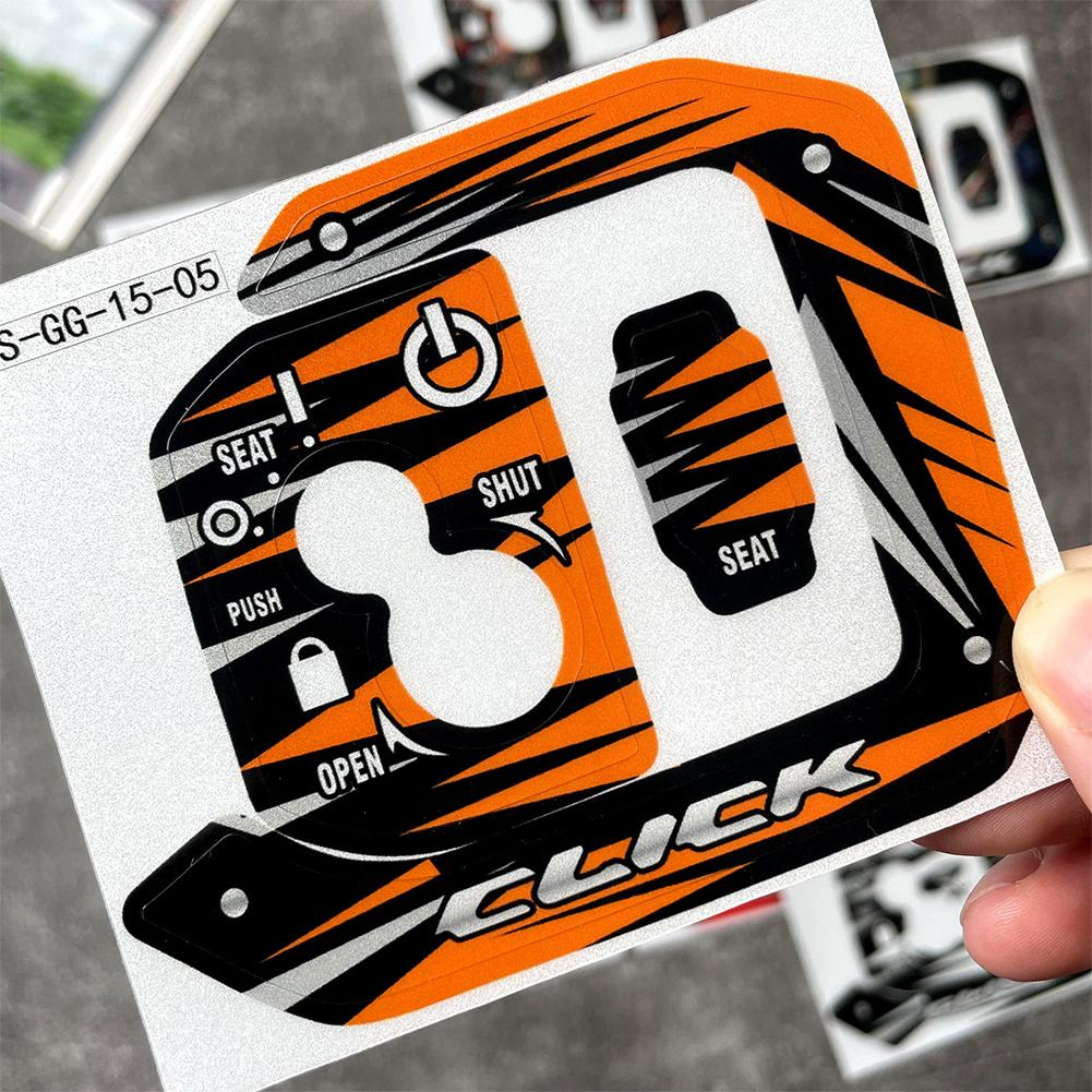Крышка зажигания мотоцикла, светоотражающие наклейки, наклейка на отверстие для ключа мотоцикла, аксессуары для Honda Click 125i CLICK 125 i v2
