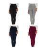 Женские леггинсы однотонные с высокой талией, плюшевой подкладкой, утолщенные, теплые брюки, облегающие, для холодной погоды