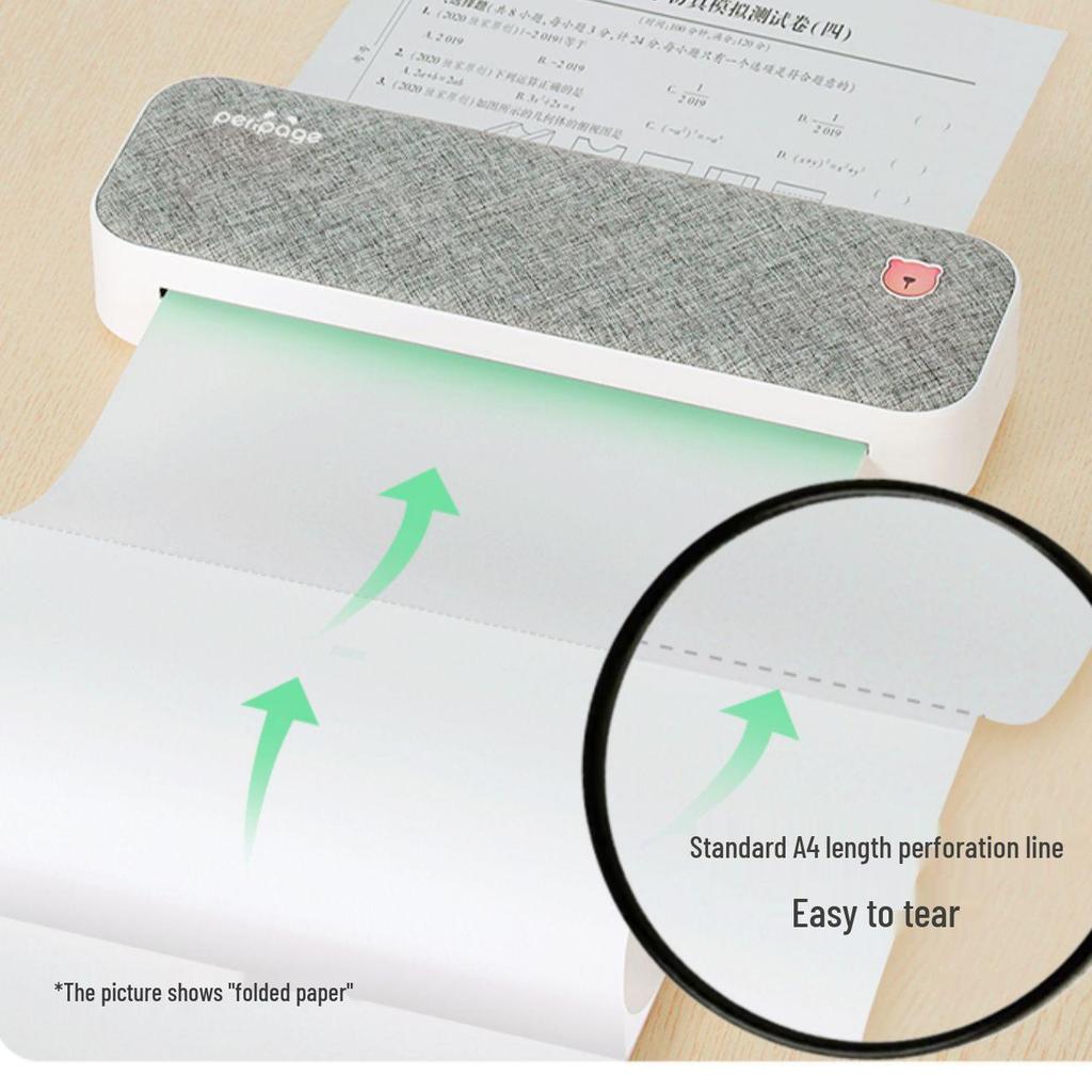 Бумага для термопринтера PeriPage A40 быстросохнущая высокой четкости A4 для фотографий