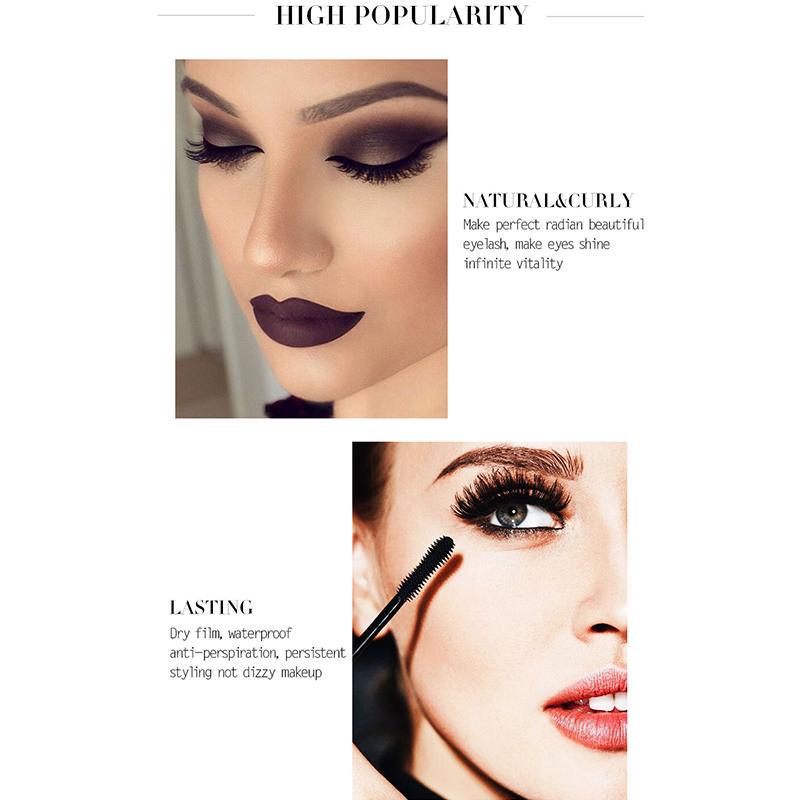 4D тушь для ресниц с шелковым волокном для завитых объемных ресниц, водостойкая тушь для наращивания ресниц Rimel
