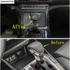 Car Gear Lever Head Shift Knob Decor Cover Trim For Kia Sorento MQ4    ABS Carbon Fiber / Red Interior Accessories