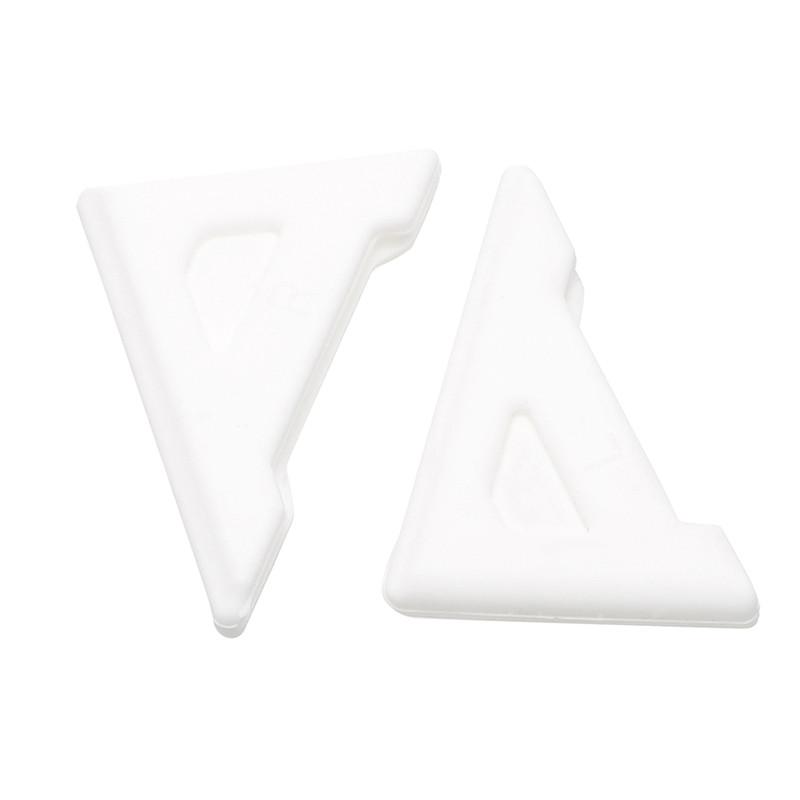 2 шт., защитный силиконовый чехол для передней двери автомобиля, угол 90 градусов, автобампер, защита от царапин, защита от столкновений