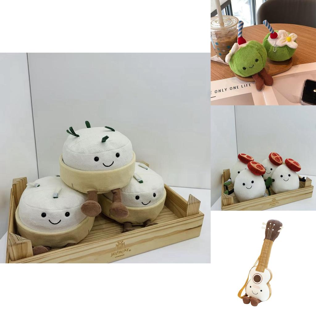 Jc Amuseables Mozzarella Plush Toys With Pp Cotton Fill For Girls Gift