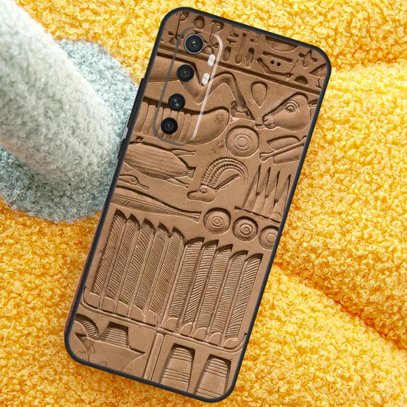 Чехол с египетскими иероглифами для Xiaomi 13T 14T 15T 14 15 Ultra 17 Pro Max Чехол для POCO F8 F7 X7 Pro F5 F6 X5 X6