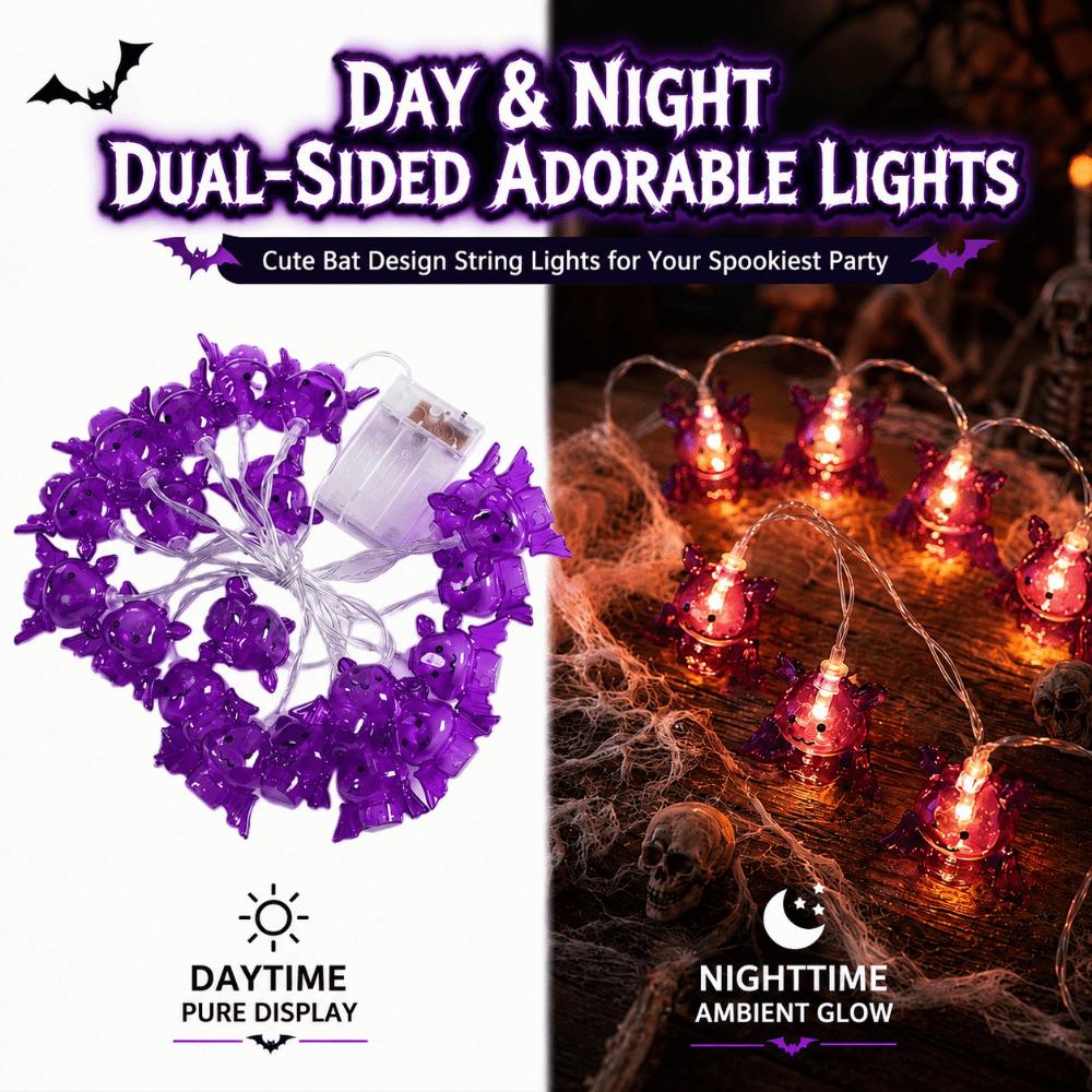 Halloween Themed LED Halloween String Lights Spider Shaped LED String Lights  Indoor Display