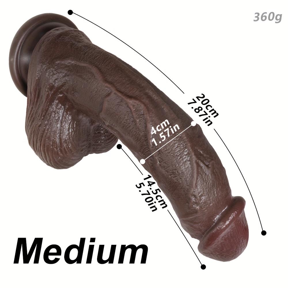 Реалистичный черный дилдо 9,65 дюйма с присоской, несколько размеров, жидкий силикон, стимуляция точки G и анальная стимуляция для пар, игра без рук