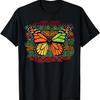 Butterfly with African Tribal Patterns Black History Month T-Shirt