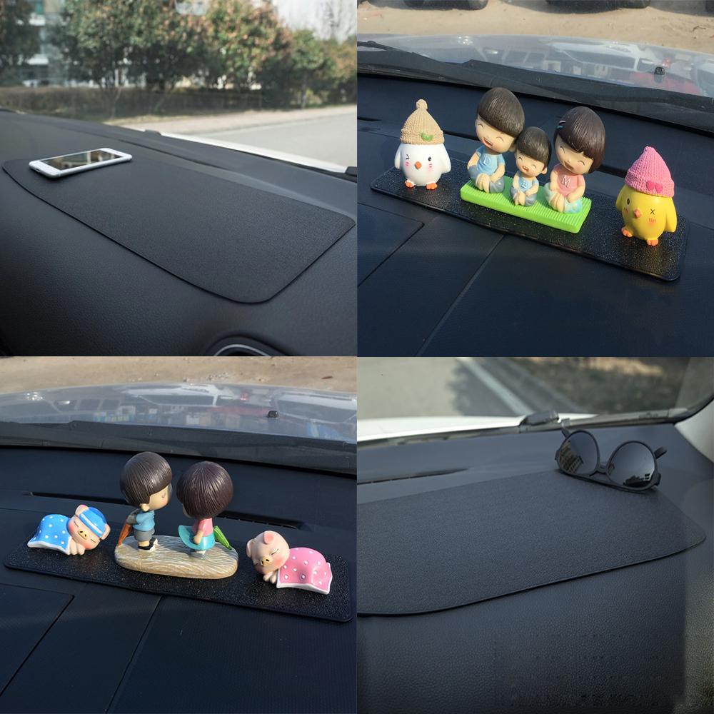 Большая длинная липкая накладка на приборную панель автомобиля, нескользящий коврик из искусственной кожи, гелевый волшебный противоскользящий коврик для автомобиля, держатель для телефона, ключа, GPS, планшета