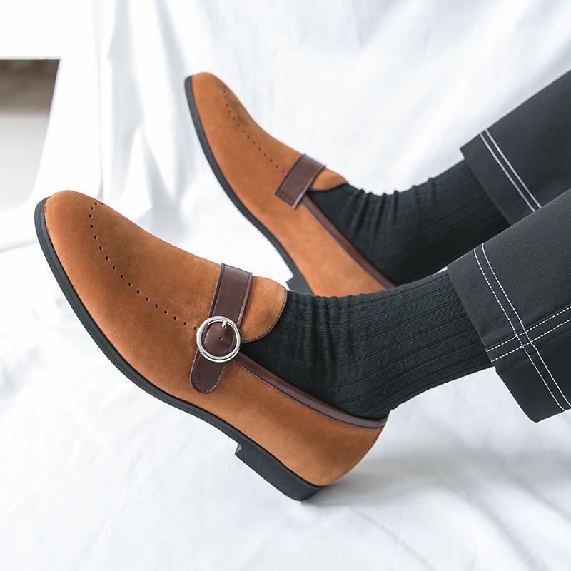 Мода 2025 Новые мужские лоферы Мужская повседневная обувь На все случаи жизни Ленивая обувь Мужская дышащая Обувь слипоны Мужская обувь для вождения Плоская Удобная Обувь для лодки