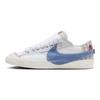 Мужские кроссовки Blazer Low 77 Jumbo Denim Swoosh белые синие с парусом FJ7741-141