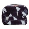 [w.guan] Single Thick Blanket with Collar, Fluffy, Warm, Anti-Static, Microfiber, Soft To the Touch, Washable (Gray 150)