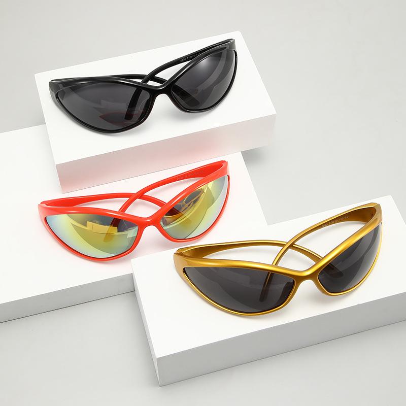 Солнцезащитные очки Gm Cat Eye просты и соответствуют тренду уличной фотографии Cold Wind женские солнцезащитные очки с защитой от ультрафиолета для мужчин