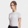 FILA T-Shirts Women's Lead Gray Crew Neck Moderate (Unisex) T-Shirts A11W421108FGY