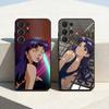 Чехол для телефона с персонажем Аниме M-Misato K-Katsuragi для Samsung S26,S25,S24,S21,S22,S23,S30,Ultra,S20,FE,Lite,10,9,Черный