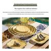 Wuhe Melamine Bamboo Style Round Plate