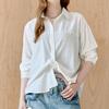 Maxza Back Open Soft Loose Fit Shirt Blouse Zd05qb014on