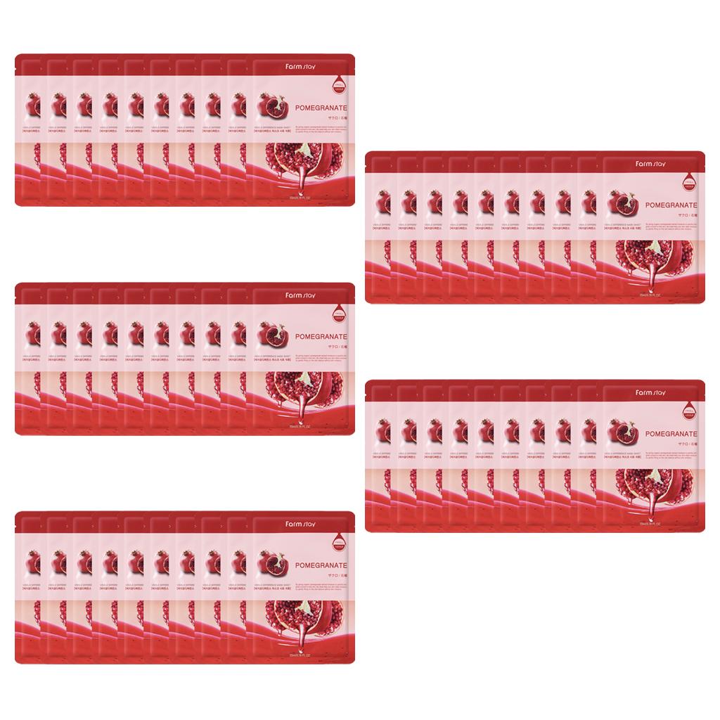 FARM STAY Пакет масок Visible Difference, гранат, 23 мл (3 варианта)