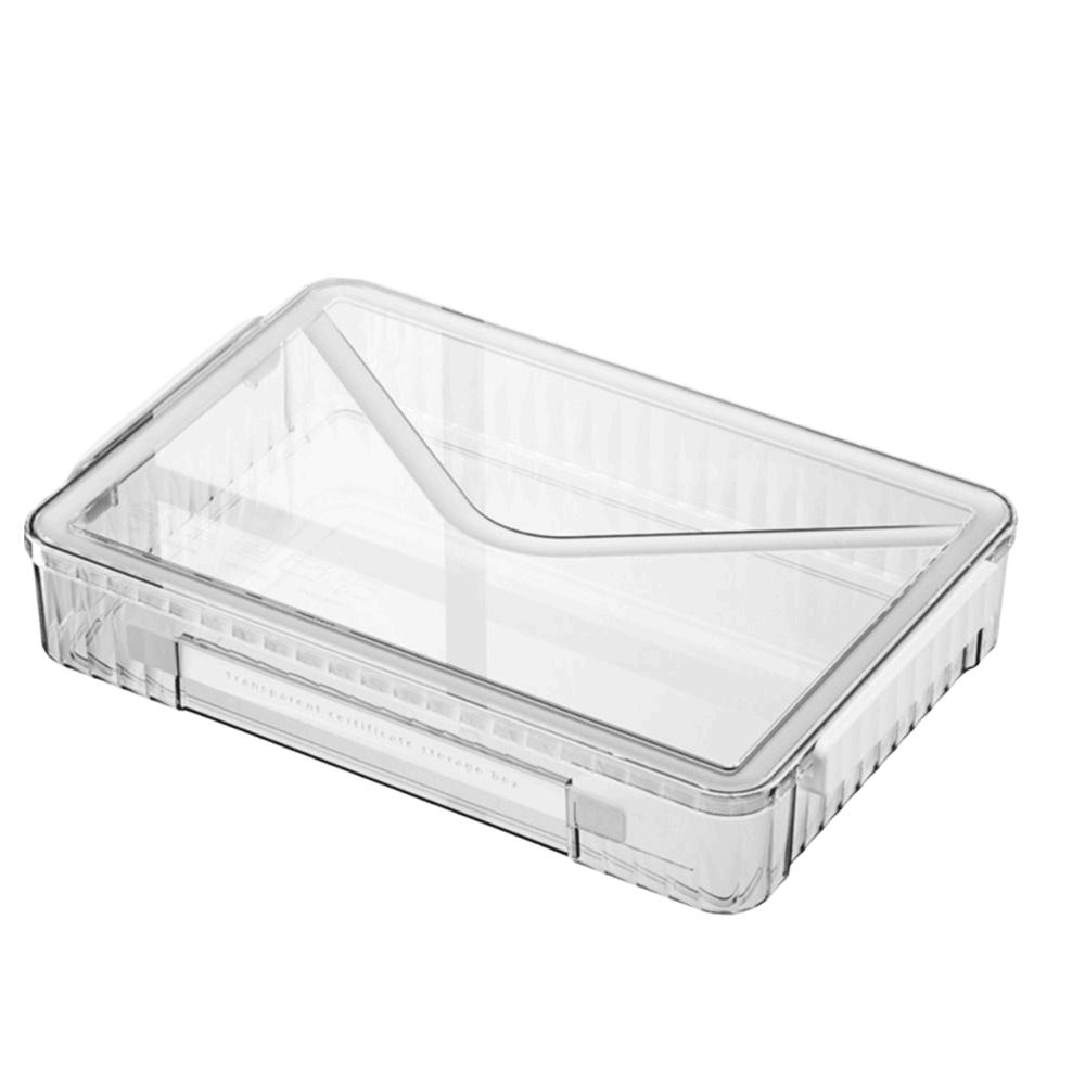 a4 File Document Organizer Transparent Card Holder Case Desktop Paper Storage Box  Projects