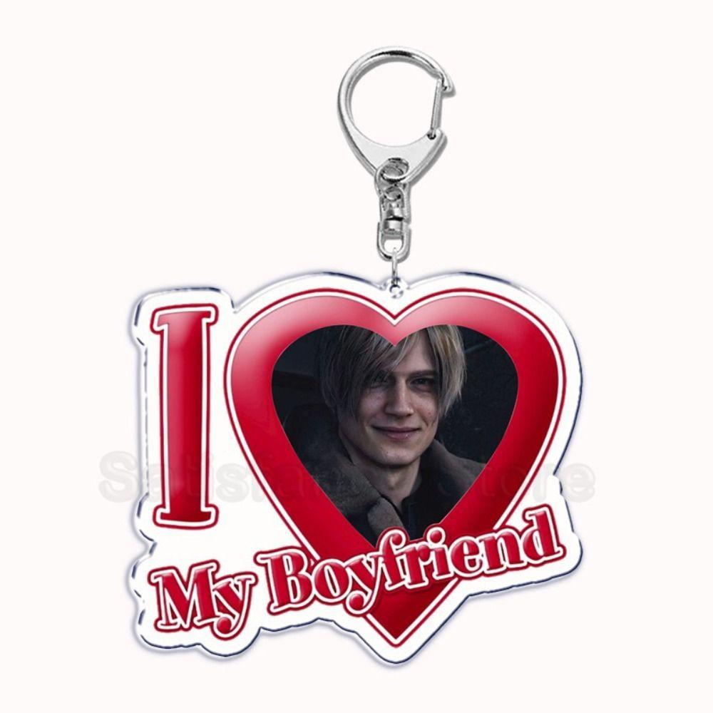 Oppenheimer I Love My Boyfriend Keyring Red Heart Red Heart Key Ring Couple